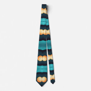 Neck Tie, A multicolor fabric print pattern design Tie