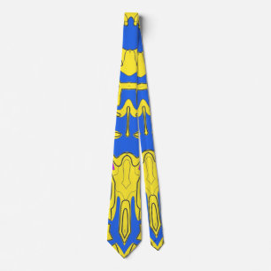 Neck Tie, A multicolor fabric print pattern design Tie