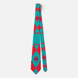 Neck Tie, A multicolor fabric print pattern design Tie