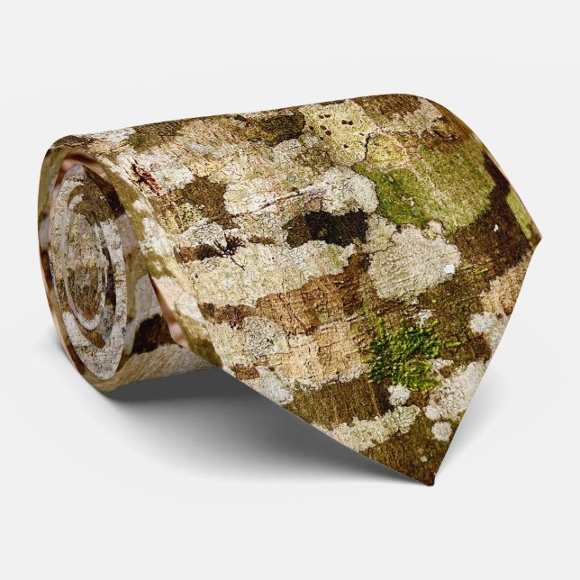 Neck Tie / bark pattern (Rolled)