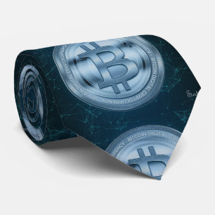 Neck Tie "Bitcoin by Satoshi Nakamoto"