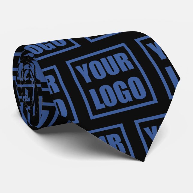 Neck Tie Business Logo Template Tiled (Rolled)