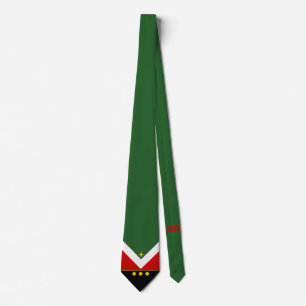 Neck Tie - Claus Ambassador Flag/Crest