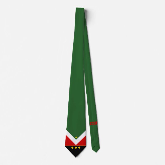 Neck Tie - Claus Ambassador Flag/Crest (Front)