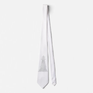 Neck Tie Lighthouse Shape Christian Poem