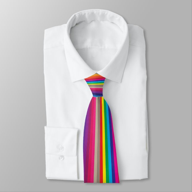 Neck Tie pastel clock dial (Tied)