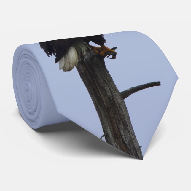 Neck Tie w/ eagle (Rolled)