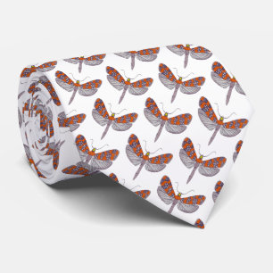 Neck Tie (white) - Ailanthus Moth