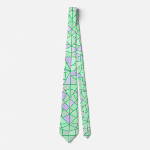 Neck Tie with green plus design