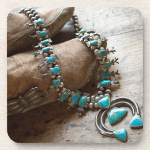 Necklace for sale, Santa Fe, New Mexico. USA Coaster