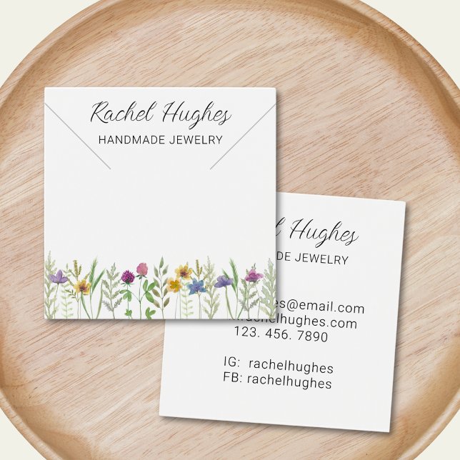 Necklace Jewellery Floral Display Card (Creator Uploaded)