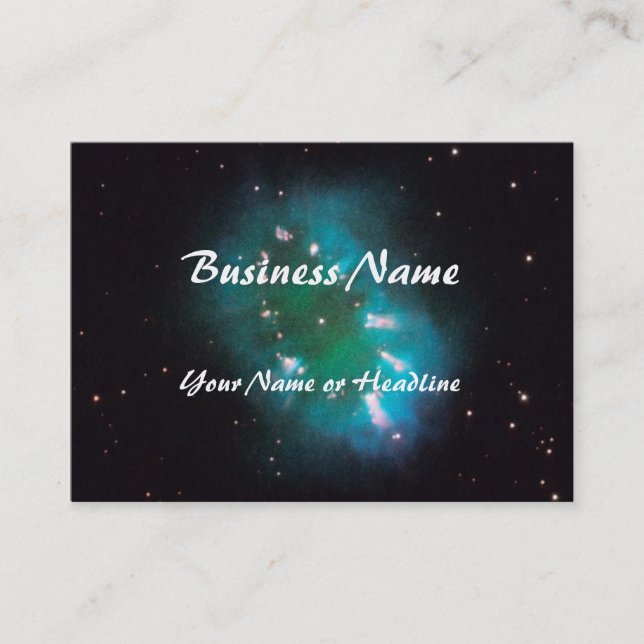 Necklace Nebula Hubble Space Business Card (Front)