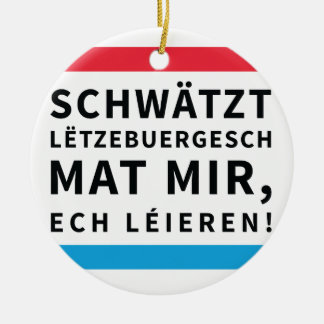 Necklace Ornament Speak Luxembourgish