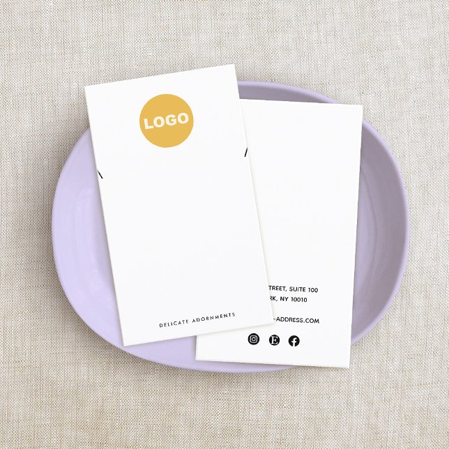  Necklace Pendant Custom Add Logo Holder  Display Business Card (Creator Uploaded)