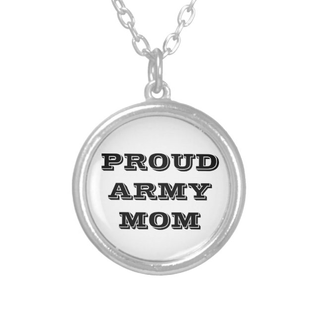 Necklace Proud Army Mum (Front)