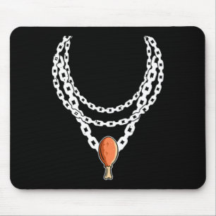 Necklace Turkey Leg Pendant Thanksgiving Day Fall Mouse Pad