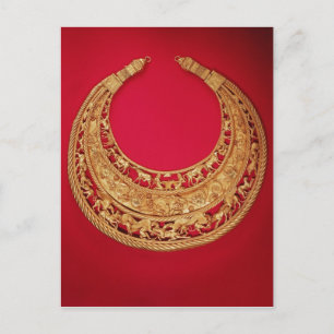 Necklace with pastoral scenes postcard
