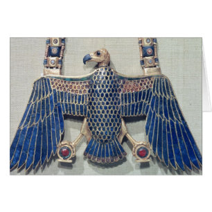 Necklace with vulture pendant