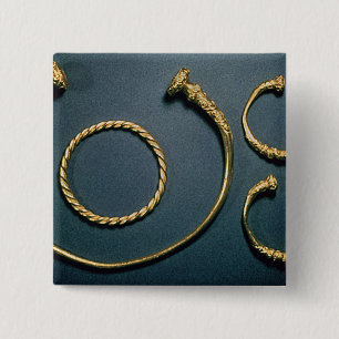 Necklet and bracelets from Waldalgesheim 15 Cm Square Badge