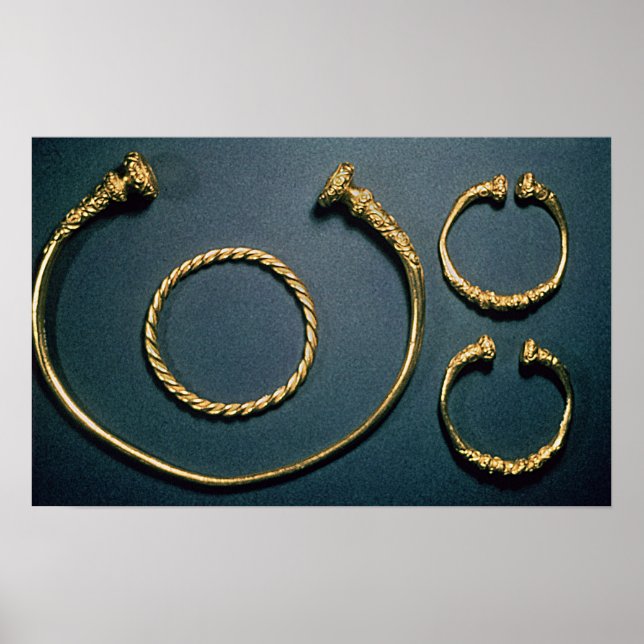 Necklet and bracelets from Waldalgesheim Poster (Front)