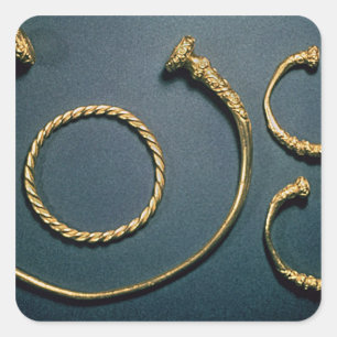 Necklet and bracelets from Waldalgesheim Square Sticker