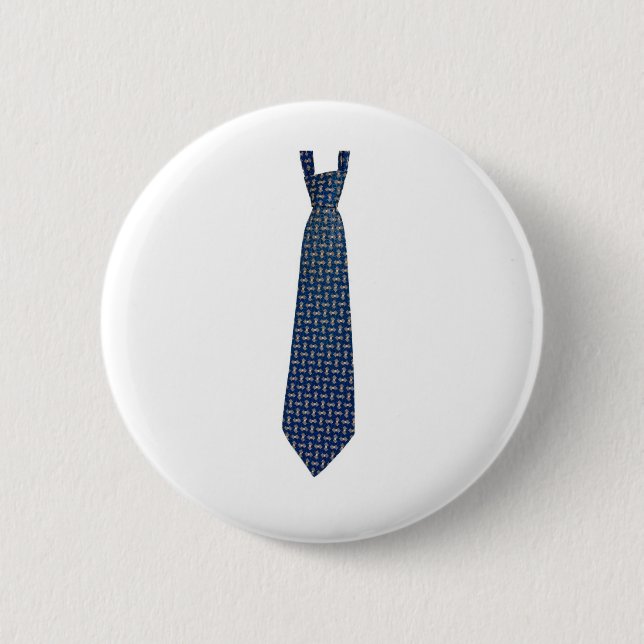 necktie 6 cm round badge (Front)