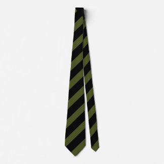Necktie Buddy Army Green Stars & Stripes