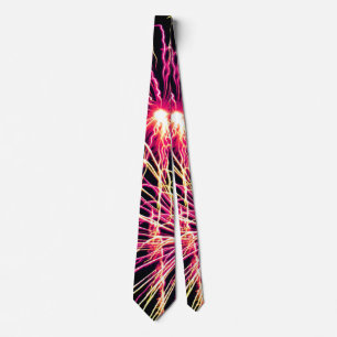 Necktie Buddy Fireworks Pattern
