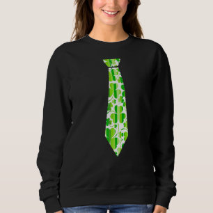 Necktie St Paddys Day Irish Cravat Ireland St Part Sweatshirt