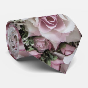 Necktie - Victorian Roses Collage
