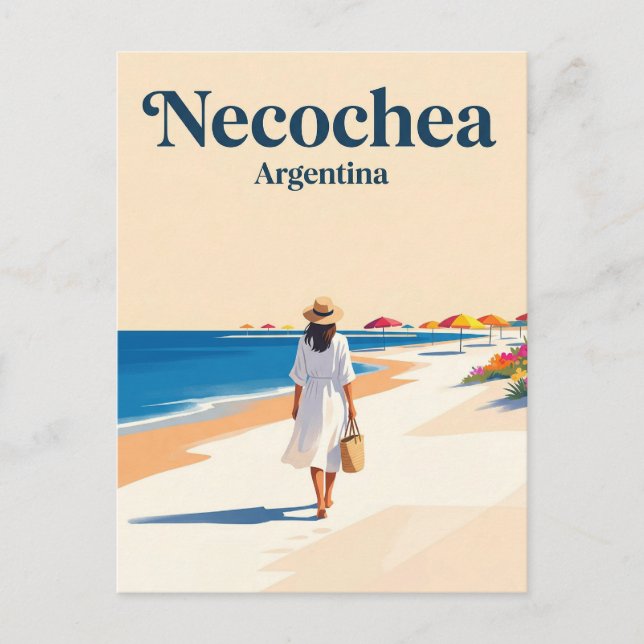 Necochea Argentina Postcard (Front)