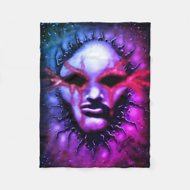 Necromancer  fleece blanket (Front)