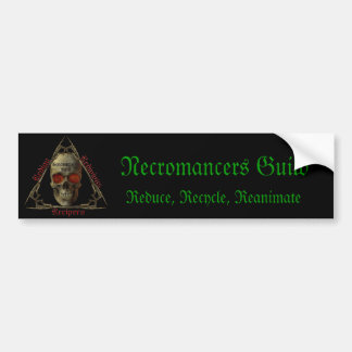 Necromancers Guild Bumper Sticker