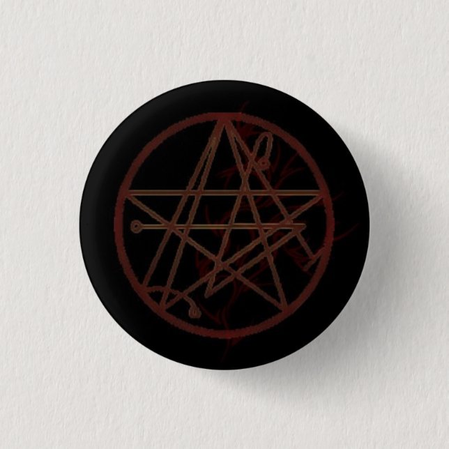 Necromancer's Seal 3 Cm Round Badge (Front)