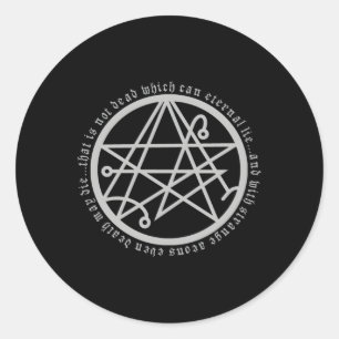 Necronomicon Sigil Of The Gateway Classic Round Sticker