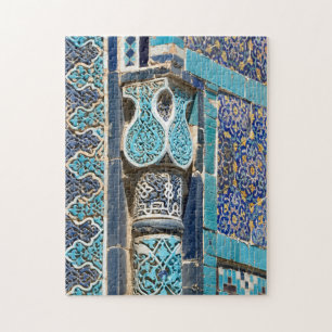Necropolis of Shah-i-Zinda in Samarkan, Uzbekistan Jigsaw Puzzle