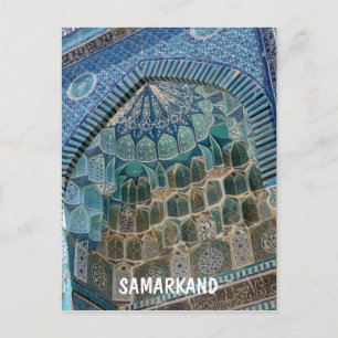 Necropolis of Shah-i-Zinda in Samarkan, Uzbekistan Postcard