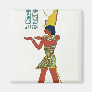 Nectanebo I wearing the double crown Magnet