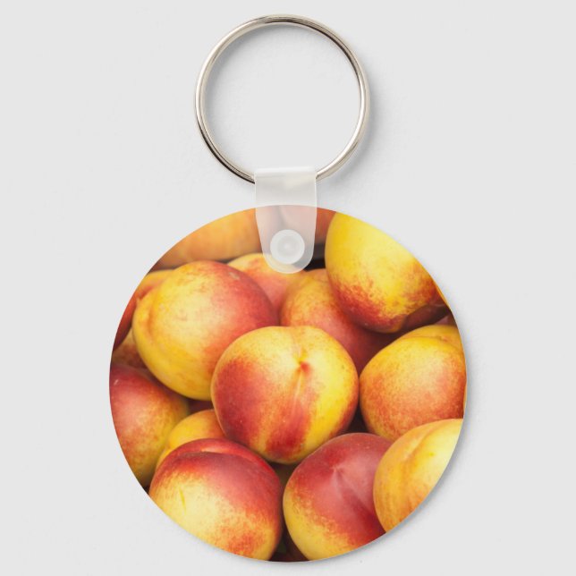Nectarines background key ring (Front)