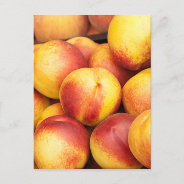 Nectarines background postcard (Front)