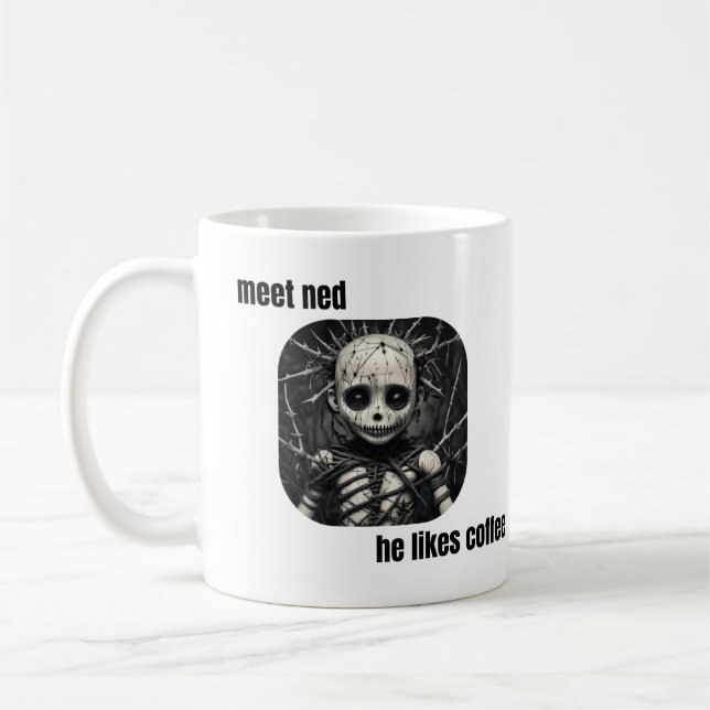 Ned and coffee (or tea) coffee mug (Left)