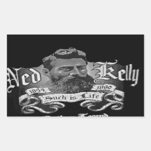 Ned Kelly - An Australian Legend Rectangular Sticker