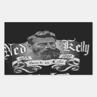 Ned Kelly - An Australian Legend Rectangular Sticker