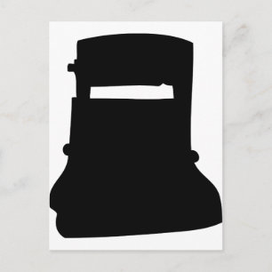 ned kelly mask postcard