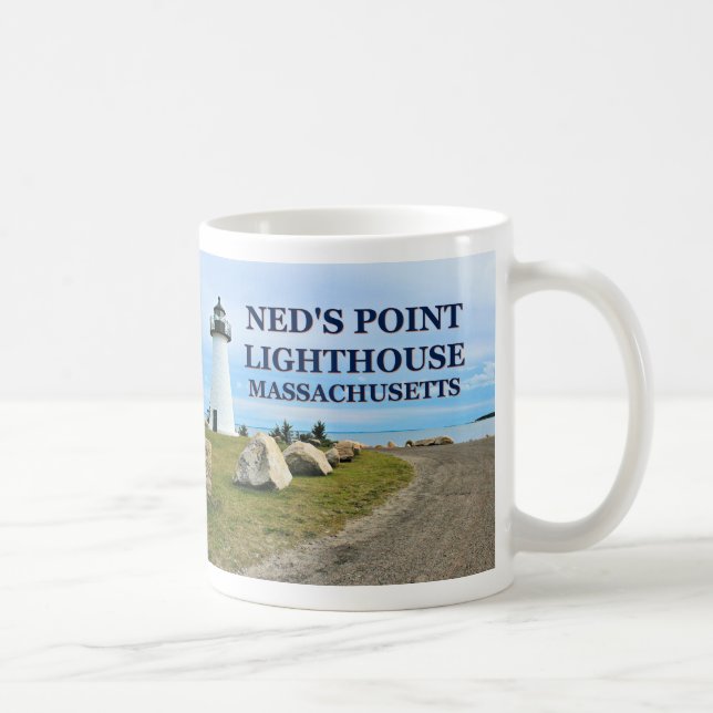 Ned’s Point Lighthouse, Massachusetts Mug (Right)