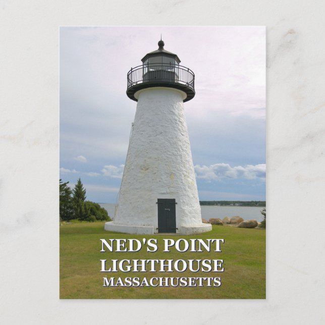 Ned’s Point Lighthouse, Massachusetts Postcard (Front)