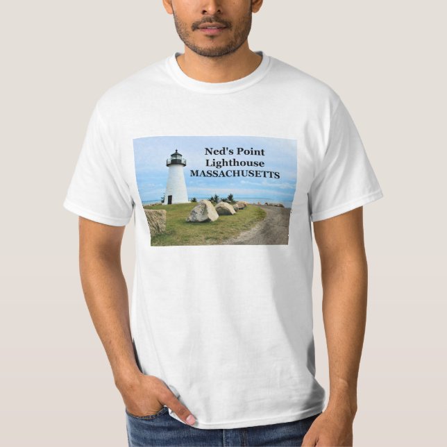 Ned’s Point Lighthouse, Massachusetts T-Shirt (Front)