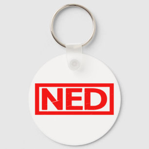 Ned Stamp Key Ring