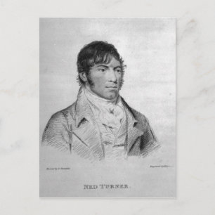 Ned Turner, engraved by Hopwood Postcard