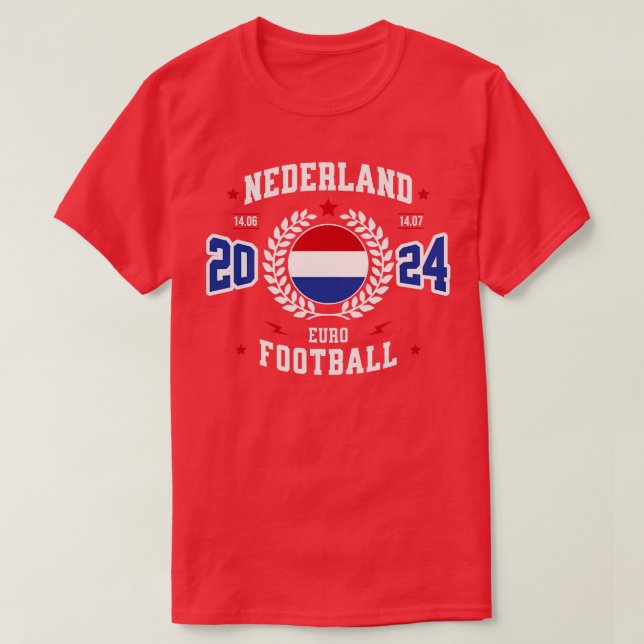 Nederland 2024  Supporter T-Shirt (Design Front)